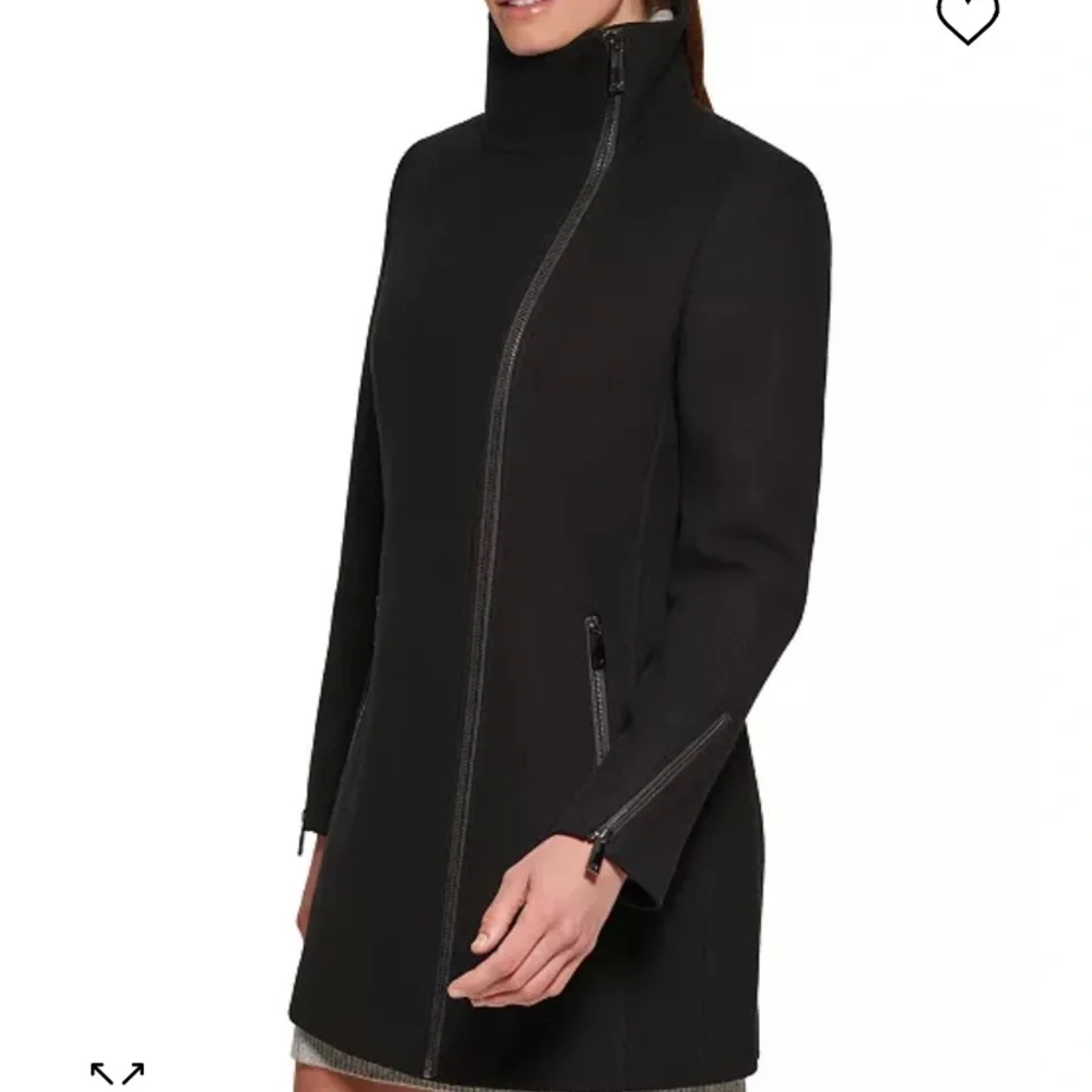 Calvin Klein Asymmetric wool coat - Picture 2 of 11